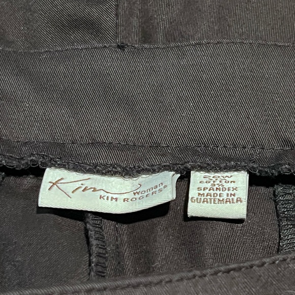 👖NEW KIM ROGERS SHANNON Fit Black Casual Pants Women Stretch Zip Closure 20W NWT - Picture 8 of 9